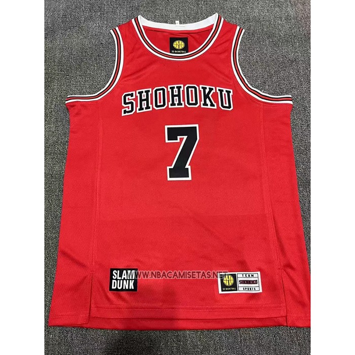 Camiseta Shohoku Miyagi NO 7 Rojo